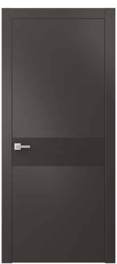 Дверь межкомнатная АКП 8041 МАН Матовый антрацит. Цвет Матовый антрацит. Материал Гладкая эмаль. Коллекция Linea. Картинка.