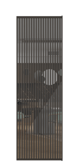 Межкомнатная дверь АЛПЛ040.06 ААН Алюминий антрацит Stopsol Clear прозрачное. Цвет Алюминий антрацит. Материал Алюминий в эмали. Коллекция Formato. Фото. Дверь межкомнатная АЛПЛ040.06 ААН Алюминий антрацит Stopsol Clear прозрачное. Цвет Алюминий антрацит. Материал Алюминий в эмали. Коллекция Formato. Картинка.