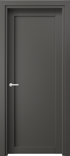 Дверь межкомнатная 2101 ПЭГФ. Цвет ПЭТ графитовый. Материал ПЭТ. Коллекция Нео. Картинка.