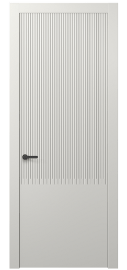 Дверь межкомнатная 8627 МСР . Цвет Матовый серый. Материал Гладкая эмаль. Коллекция Dune. Картинка.