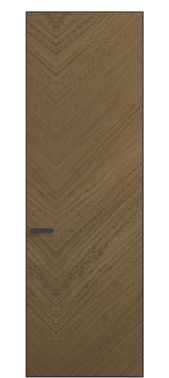 Дверь межкомнатная 0201 ЭВКМФ Эвкалипт кофейный матовый фризе. Цвет Эвкалипт кофейный матовый фризе. Материал Шпон эвкалипта Naturwood. Коллекция Rift. Картинка.