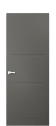 Дверь межкомнатная АКП 8003 МКЛС Матовый классический серый. Цвет Матовый классический серый. Материал Гладкая эмаль. Коллекция Neo Classic. Картинка.