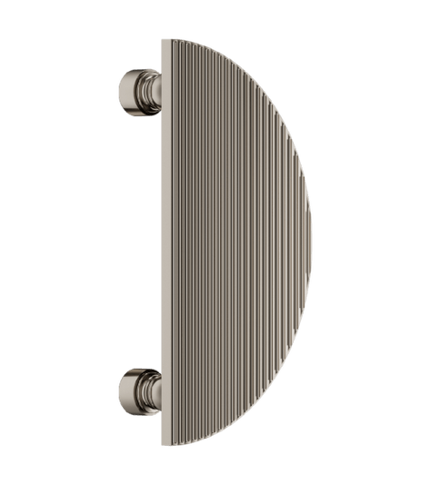 Ручки для межкомнатных дверей Ручка дверная Элеонора Курво. Цвет Полированный никель. Коллекция Элеонора Курво. Фото. Ручки для дверей Ручка дверная Элеонора Курво. Цвет Полированный никель. Коллекция Элеонора Курво. Картинка.