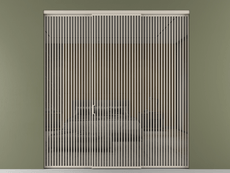 Перегородка Формато внутри проёма 3 створки