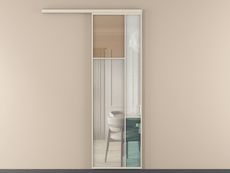 Перегородка Mosaic вдоль стены одностворчатая