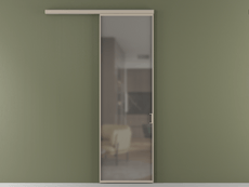 Перегородка Формато вдоль стены 1 створка