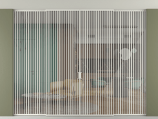 Перегородка Формато внутри проёма скрытое крепление в потолок 4 створки