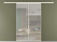 Перегородка Формато вдоль стены 2 створки