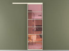 Перегородка Формато вдоль стены 1 створка