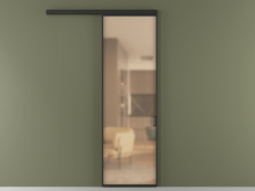 Перегородка Formato вдоль стены 1 створка