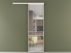 Перегородка Формато вдоль стены 1 створка