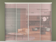 Перегородка Формато внутри проёма 4 створки