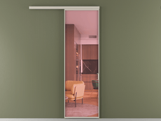 Перегородка Формато вдоль стены 1 створка