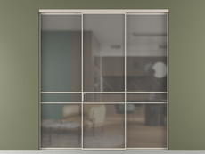 Перегородка Формато внутри проёма 3 створки