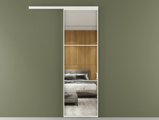 Перегородка Формато вдоль стены 1 створка