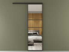 Перегородка Формато вдоль стены 1 створка