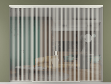 Перегородка Формато внутри проёма 4 створки