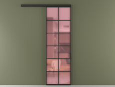 Перегородка Формато вдоль стены 1 створка