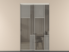 Перегородка Мозаик внутри проёма 2 створки