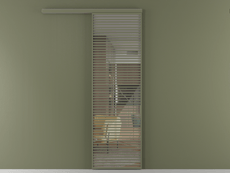 Перегородка Formato вдоль стены 1 створка