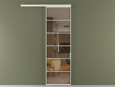 Перегородка Формато вдоль стены 1 створка