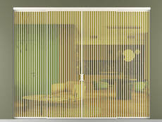 Перегородка Формато внутри проёма 4 створки