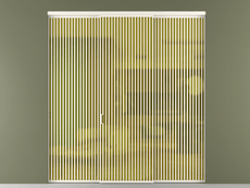 Перегородка Formato внутри проёма 3 створки