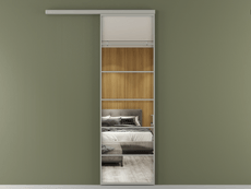 Перегородка Формато вдоль стены 1 створка