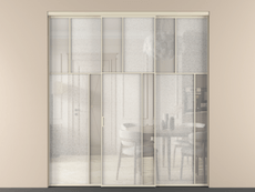 Перегородка Мозаик внутри проёма 3 створки