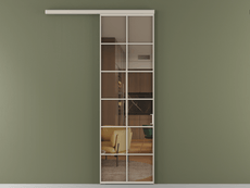 Перегородка Формато вдоль стены 1 створка