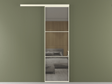 Перегородка Формато вдоль стены 1 створка