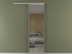 Перегородка Formato вдоль стены 1 створка