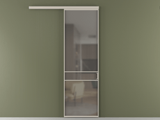 Перегородка Формато вдоль стены 1 створка