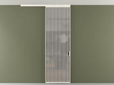 Перегородка Формато вдоль стены на потолок 1 створка