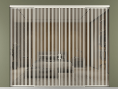 Перегородка Formato внутри проёма четырёхстворчатая