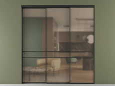 Перегородка Formato внутри проёма телескопик синхро 2