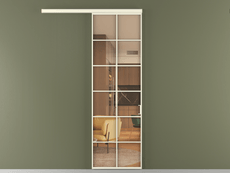 Перегородка Формато вдоль стены 1 створка