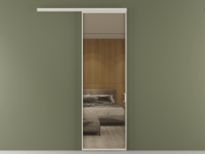 Перегородка Formato вдоль стены 1 створка