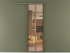 Перегородка Formato вдоль стены 1 створка