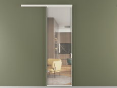 Перегородка Формато вдоль стены 1 створка