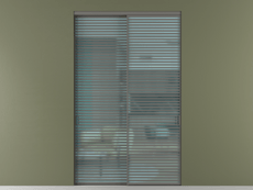 Перегородка Формато внутри проёма 2 створки