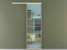 Перегородка Formato вдоль стены 1 створка