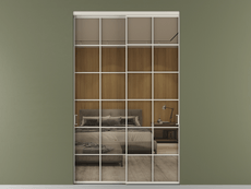 Перегородка Формато внутри проёма 2 створки