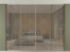 Перегородка Формато внутри проёма скрытое крепление в потолок 4 створки