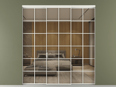 Перегородка Формато внутри проёма 3 створки