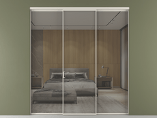 Перегородка Формато внутри проёма 3 створки