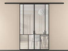 Перегородка Mosaic вдоль стены двустворчатая