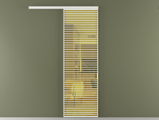 Перегородка Формато вдоль стены 1 створка