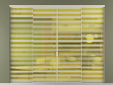 Перегородка Формато внутри проёма 4 створки