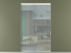 Перегородка Formato внутри проёма 2 створки